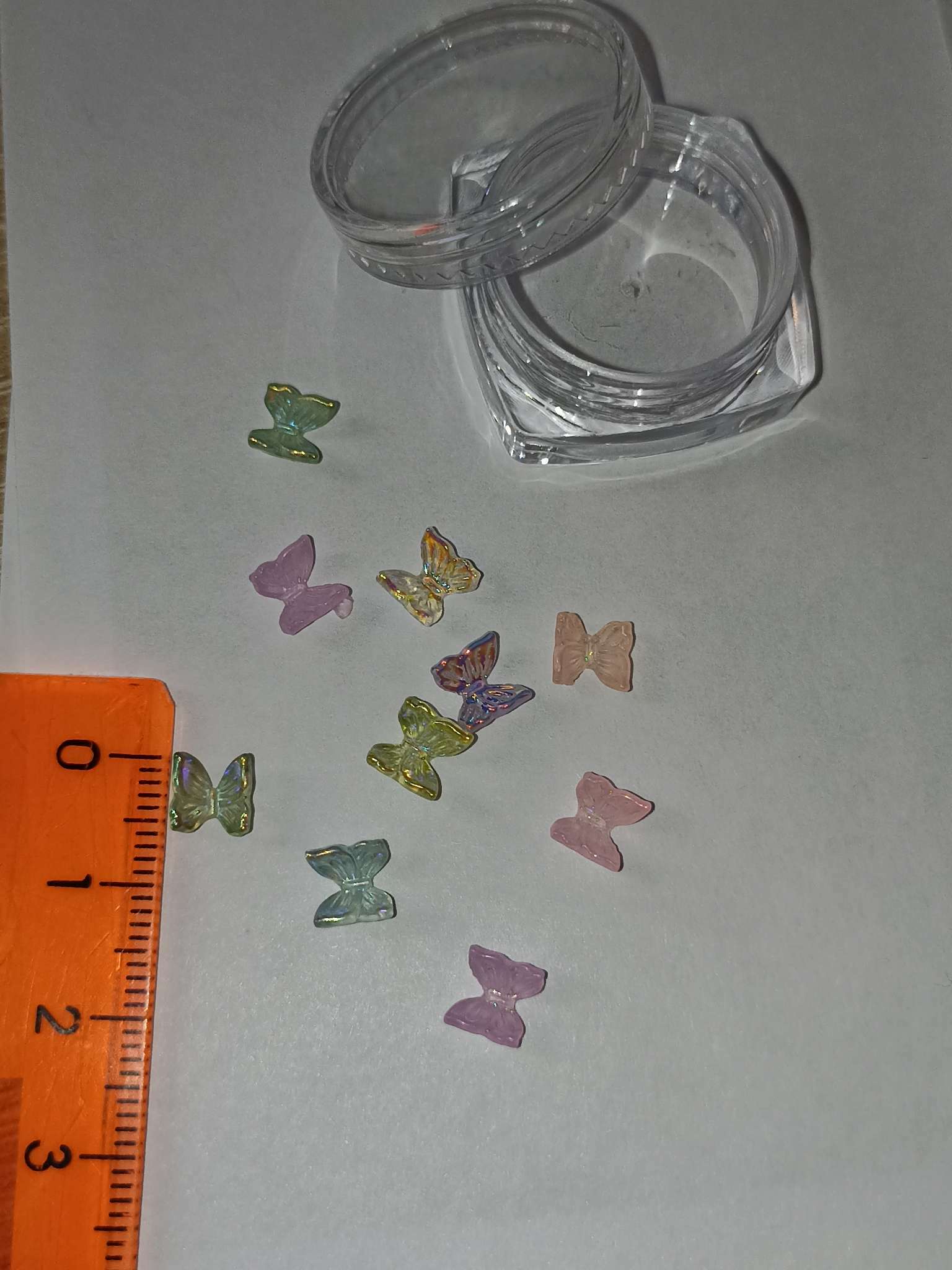 Фотография покупателя товара Фигурки для декора «Бабочки», объёмные, разноцветные - Фото 1