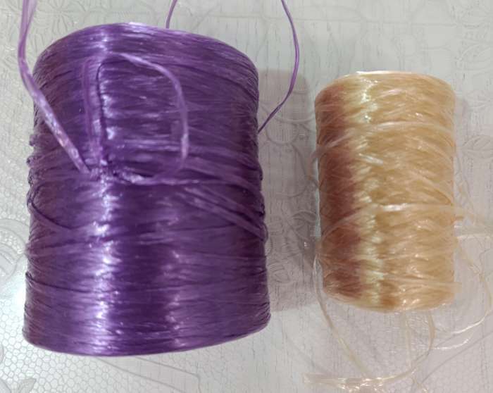 Фотография покупателя товара Пряжа "Для вязания мочалок" 100% полипропилен 400м/100±10 гр в форме цилиндра (ультрамарин) - Фото 10