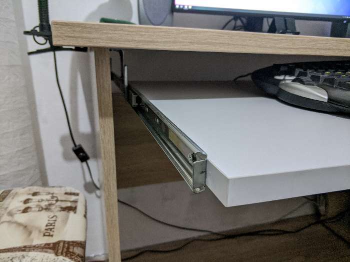 Фотография покупателя товара Компьютерный стол «КСТ-109», угловой, правый, цвет дуб сонома / белый - Фото 3