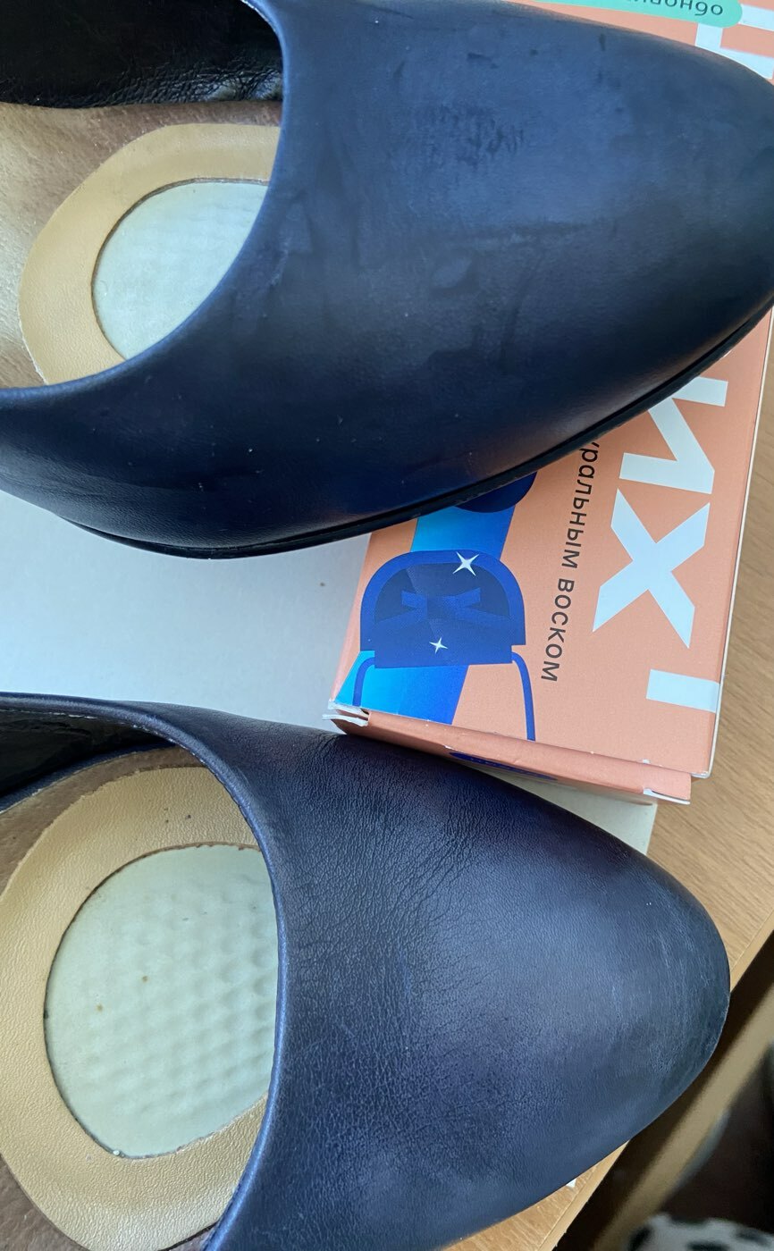 Фотография покупателя товара Крем для обуви Штрих, океан 75 мл - Фото 1