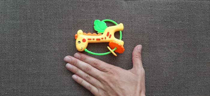 Фотография покупателя товара Погремушка детская Крошка Я «Жирафик» - Фото 1