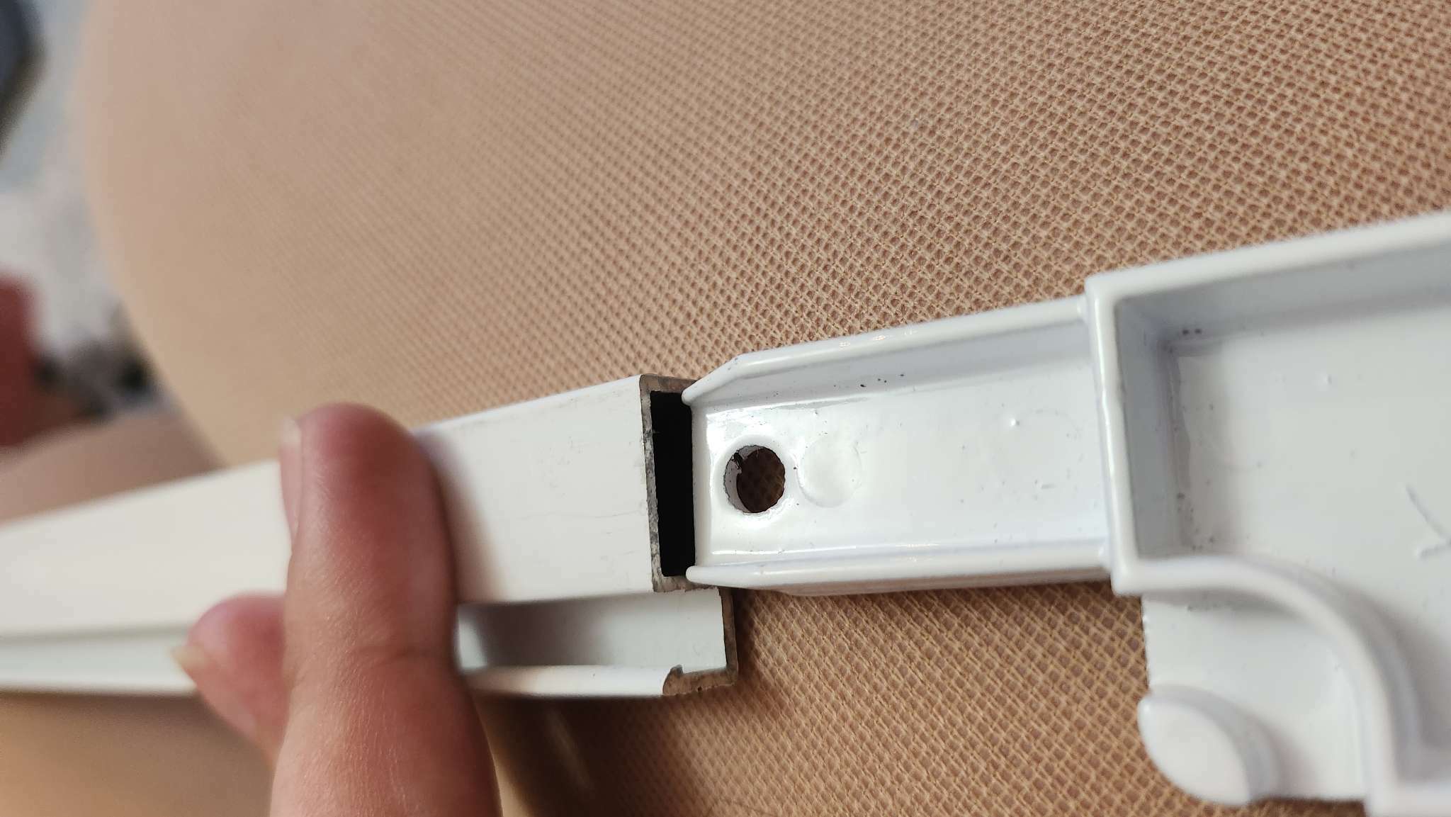 Фотография покупателя товара Уголок соединительный, металлический, белый - Фото 1