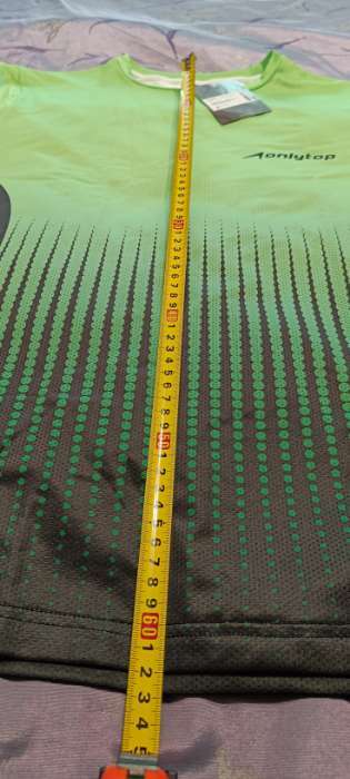 Фотография покупателя товара Футболка спортивная ONLYTOP man, р. 42 - Фото 7