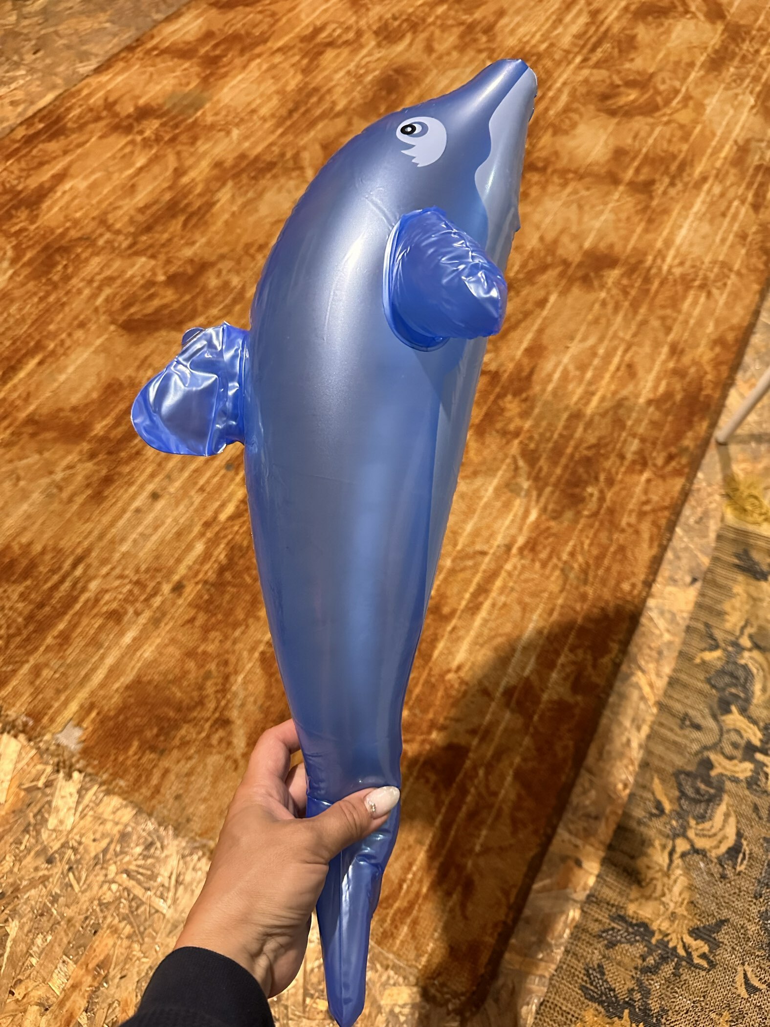 Фотография покупателя товара Игрушка надувная «Дельфин», 55 см, цвет МИКС - Фото 1