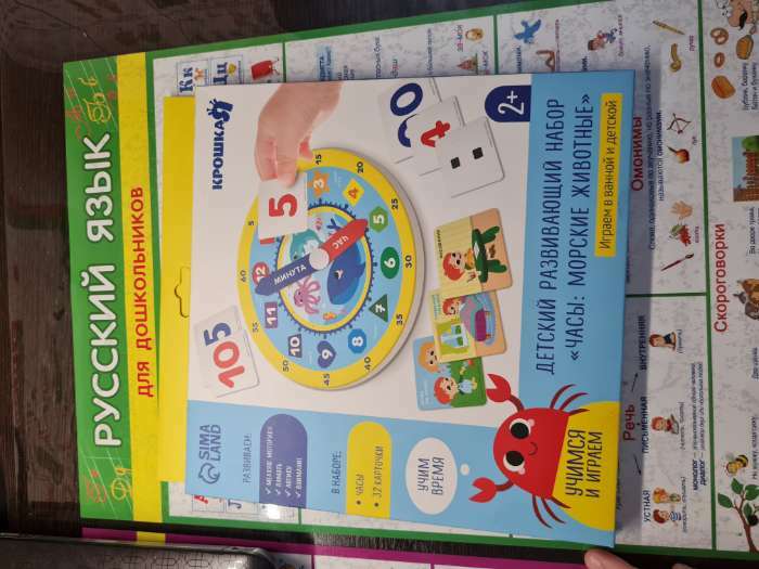 Фотография покупателя товара Игровой набор для детей Крошка Я «Изучение времени: Пони», 32 карточки - Фото 1