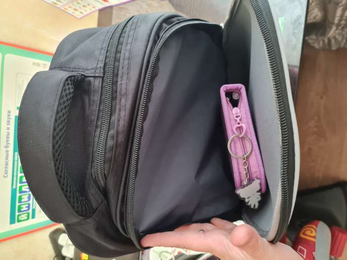 Фотография покупателя товара Рюкзак школьный, каркасный, 39×30×14 см «Девочка аниме» - Фото 3