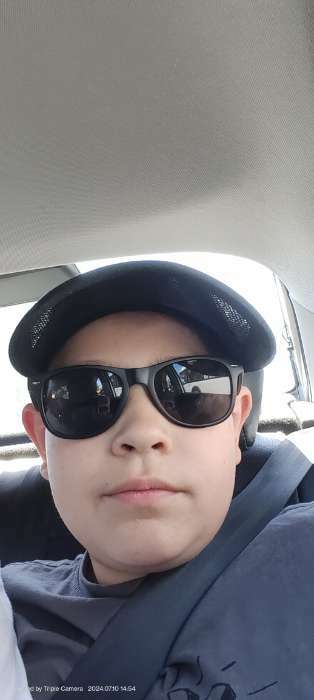 Фотография покупателя товара Очки солнцезащитные «OneSun. Wayfarer», uv 380, чёрные - Фото 1