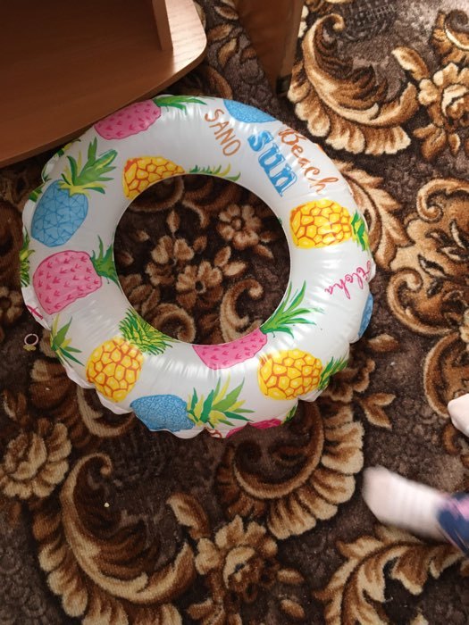 Фотография покупателя товара Бассейн надувной «Ананасы», кругом и мячом, 132 х 28 см, от 2 лет, 59469NP INTEX - Фото 1