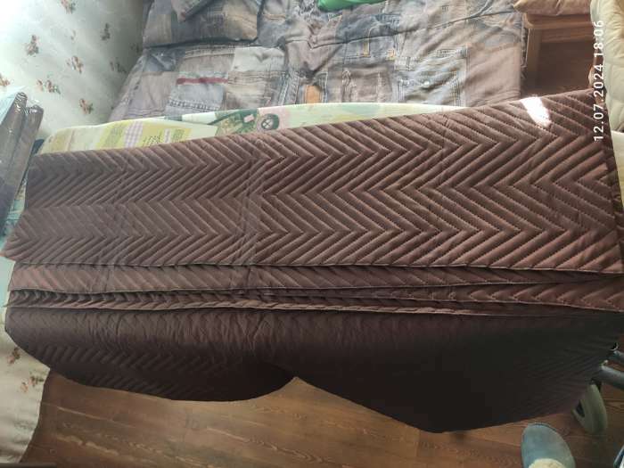 Фотография покупателя товара Покрывало 2сп Экономь и Я 180×210±5 см, цвет коричневый - Фото 15