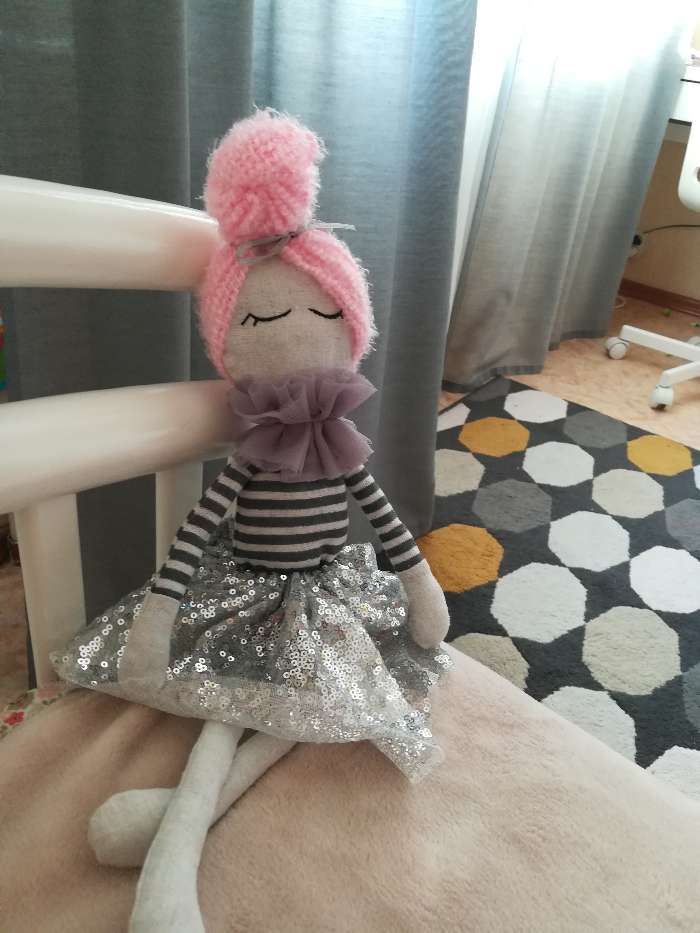 Фотография покупателя товара Интерьерная кукла «Ханна», набор для шитья, 18 × 22.5 × 2 см - Фото 7
