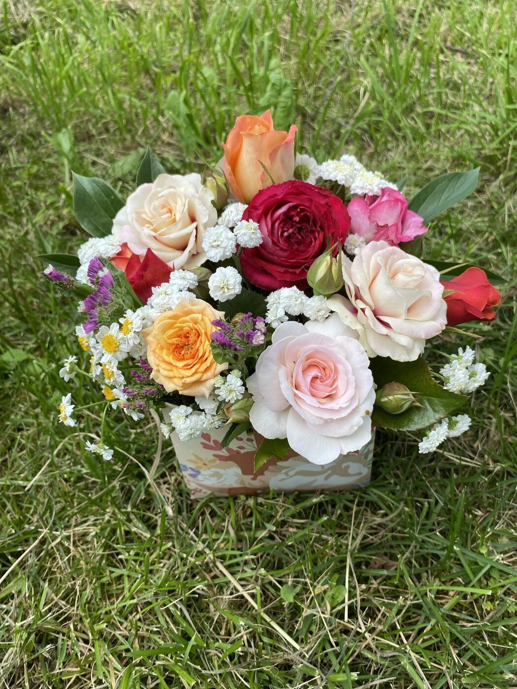 Фотография покупателя товара Коробки для мини букетов «FLOWER», 12 × 20 × 10 см - Фото 1