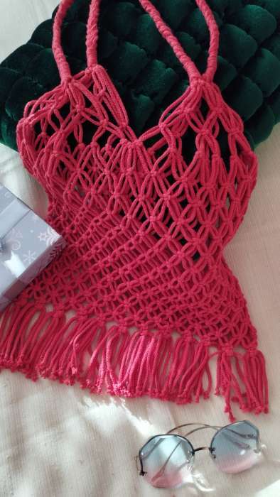Фотография покупателя товара Шнур для вязания без сердечника 70% хлопок, 30% полиэстер ширина 3мм 100м/160±10гр (116) - Фото 3
