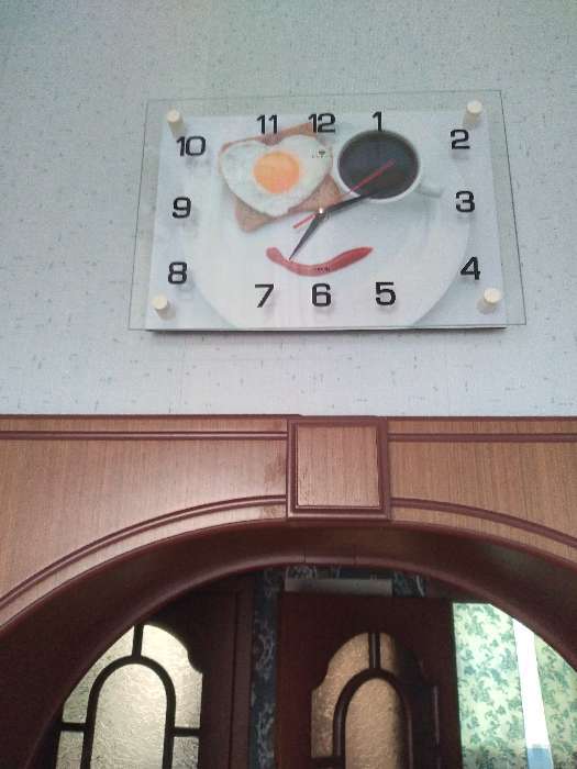 Фотография покупателя товара Часы настенные: Кухня, "Завтрак", бесшумные, 25 х 35 см - Фото 1