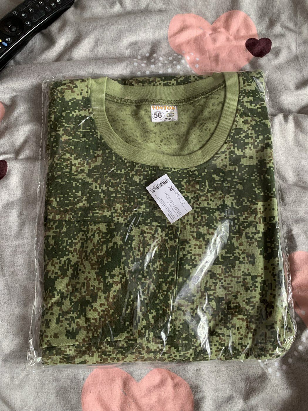 Фотография покупателя товара Лонгслив мужской, цвет зелёный камуфляж/пиксель МИКС, размер 52 - Фото 4