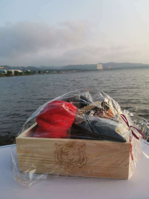 Фотография покупателя товара Набор подарочный Этель Courage, полотенце 70×146 см и аксессуары - Фото 3