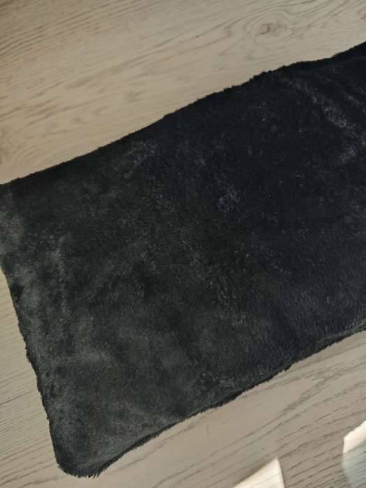 Фотография покупателя товара Лоскут для рукоделия, 50 × 50 cм, мех, цвет светло-серый - Фото 1