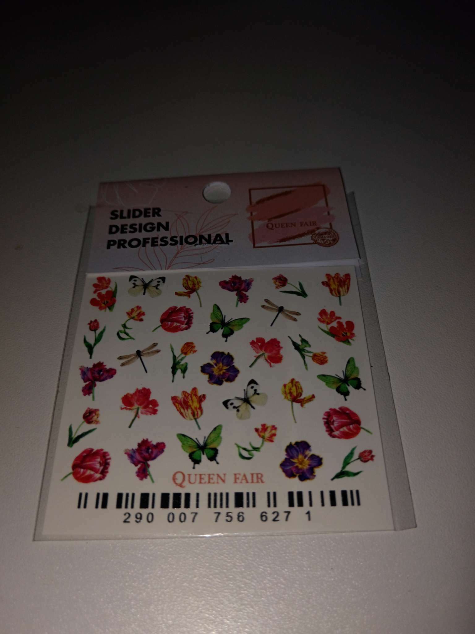 Фотография покупателя товара Слайдер - дизайн для ногтей «Pink flora», разноцветные - Фото 1