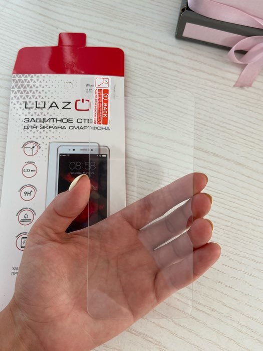 Фотография покупателя товара Защитное стекло 2.5D LuazON для iPhone X/XS/11PRO