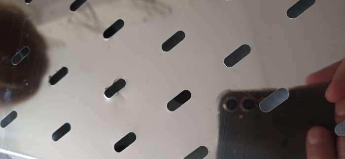 Фотография покупателя товара Полка угловая 3-х ярусная, 22,5×32×54 см, нержавеющая сталь