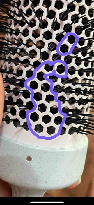 Фотография покупателя товара Термобрашинг для укладки волос TNL, алюминиевое покрытие, нейлоновые штифты, d 70 мм, цвет голубой - Фото 4