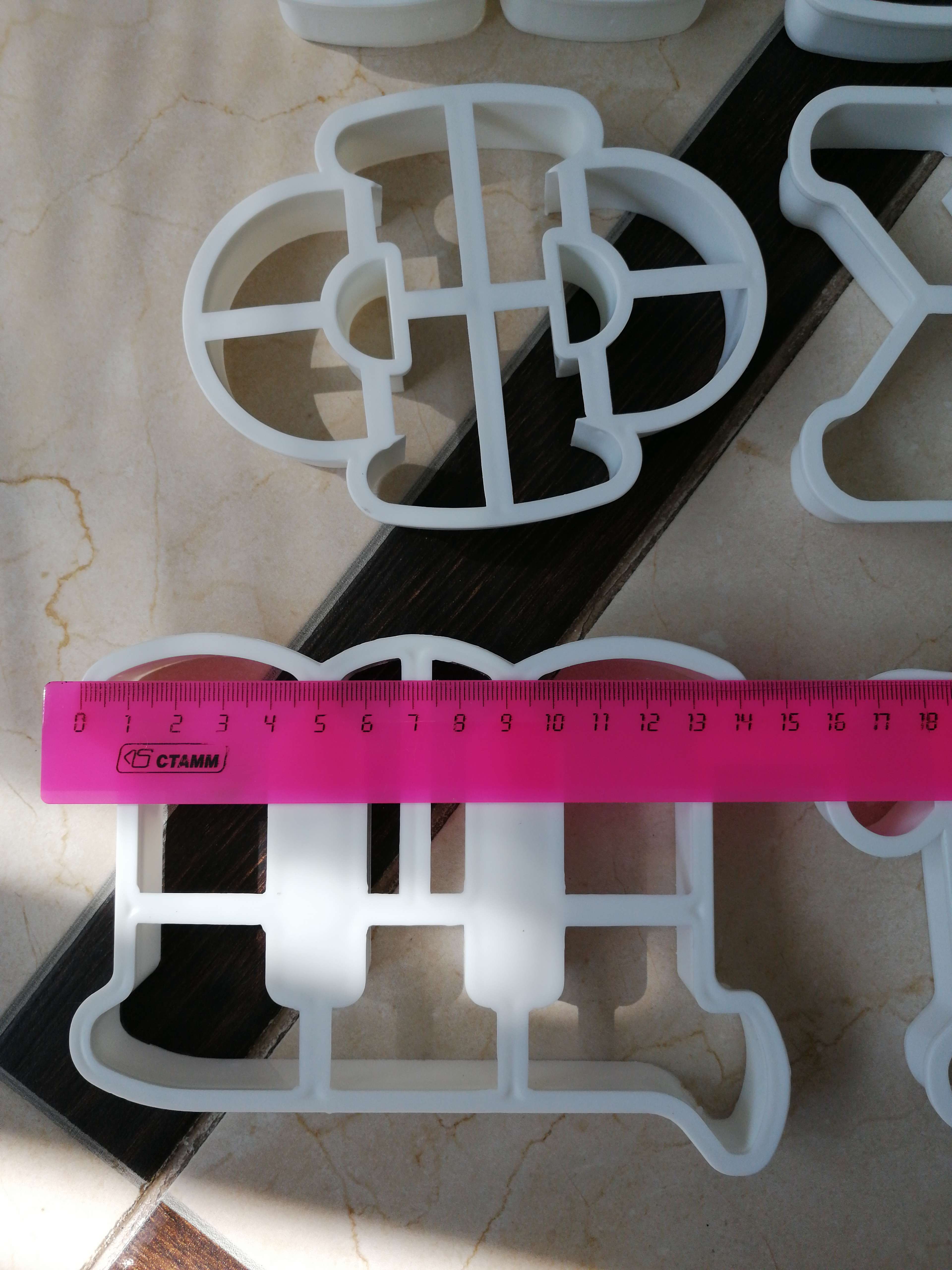Фотография покупателя товара Набор выемок кондитерских «Алфавит», 30 шт, 13×10×2 см, цвет белый - Фото 5