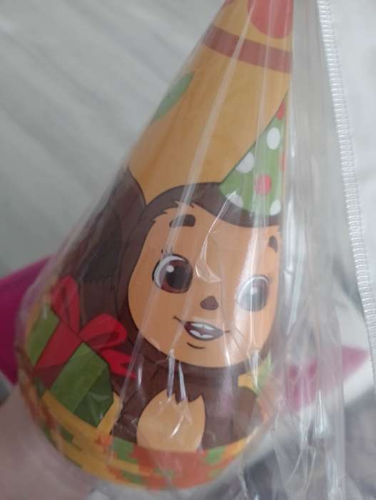 Фотография покупателя товара Колпак бумажный «С Днём рождения», Чебурашка