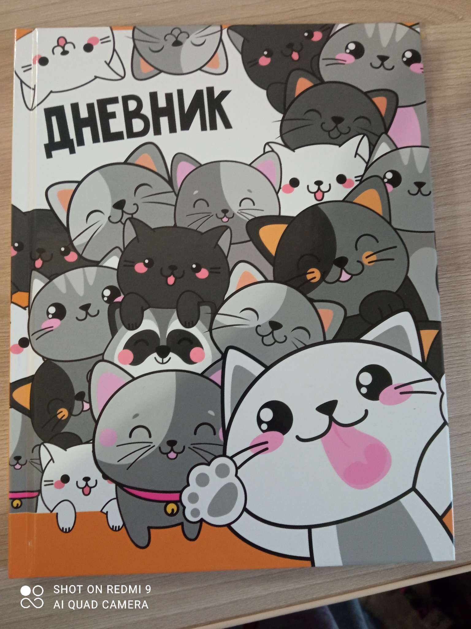 Фотография покупателя товара Дневник универсальный для 1-11 классов, "Коты 2", твердая обложка 7БЦ, глянцевая ламинация, 40 листов