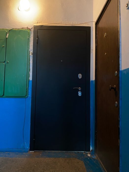 Фотография покупателя товара Входная дверь «Берлога Тринити Луиджи», 870 × 2060 мм, левая, цвет ларче крем - Фото 2