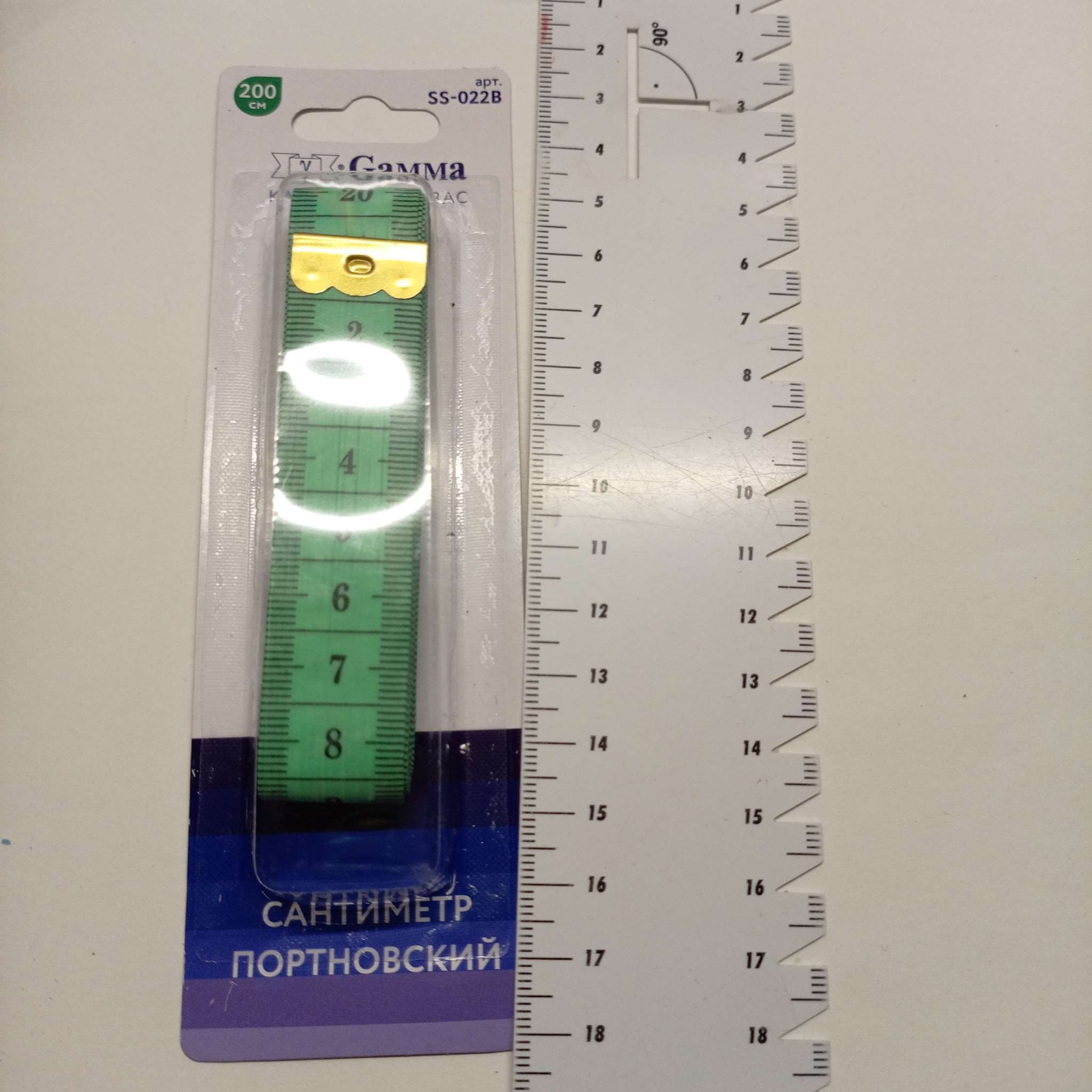 Фотография покупателя товара Сантиметровая лента, 200 см, МИКС - Фото 1