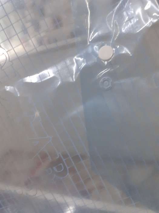 Фотография покупателя товара Папка-конверт на кнопке, А4, 80 мкм, Calligrata "Клетка", тонированная, синяя - Фото 1