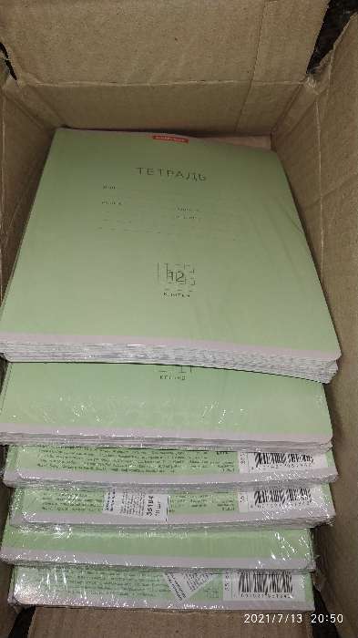 Фотография покупателя товара Тетрадь 12 листов в клетку ErichKrause "Классика", обложка мелованный картон, блок офсет, зелёная - Фото 8