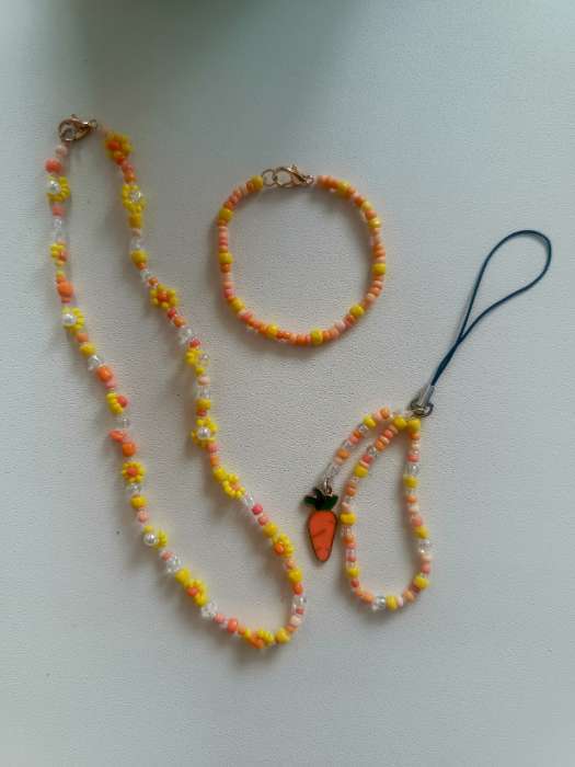 Фотография покупателя товара Бисер стекло 6/0 - 15/0 «Ассорти цитрус», d=1.5-4 мм, набор 10 г - Фото 1