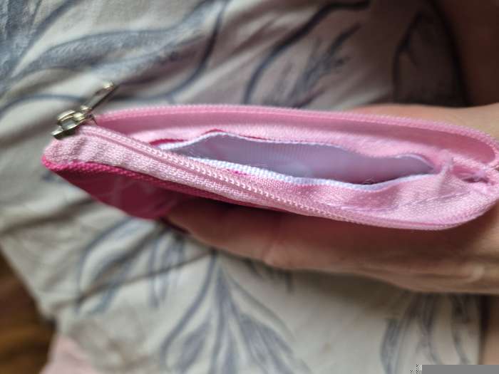Фотография покупателя товара Кошелек детский текстильный "Аниме", 11х9х0,5 см, цвет розовый - Фото 5