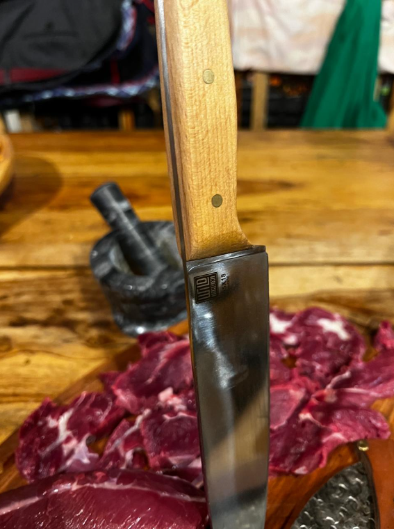 Фотография покупателя товара Нож - пчак кухонный Wild Kitchen, сталь 95×18, лезвие 16,5 см - Фото 2