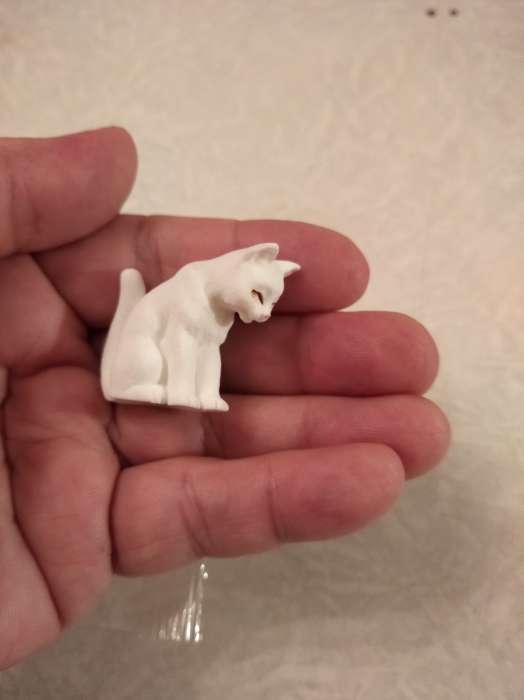 Фотография покупателя товара Миниатюра кукольная «Котик», набор 2 шт., размер 1 шт. — 2×3.5×3 см - Фото 2