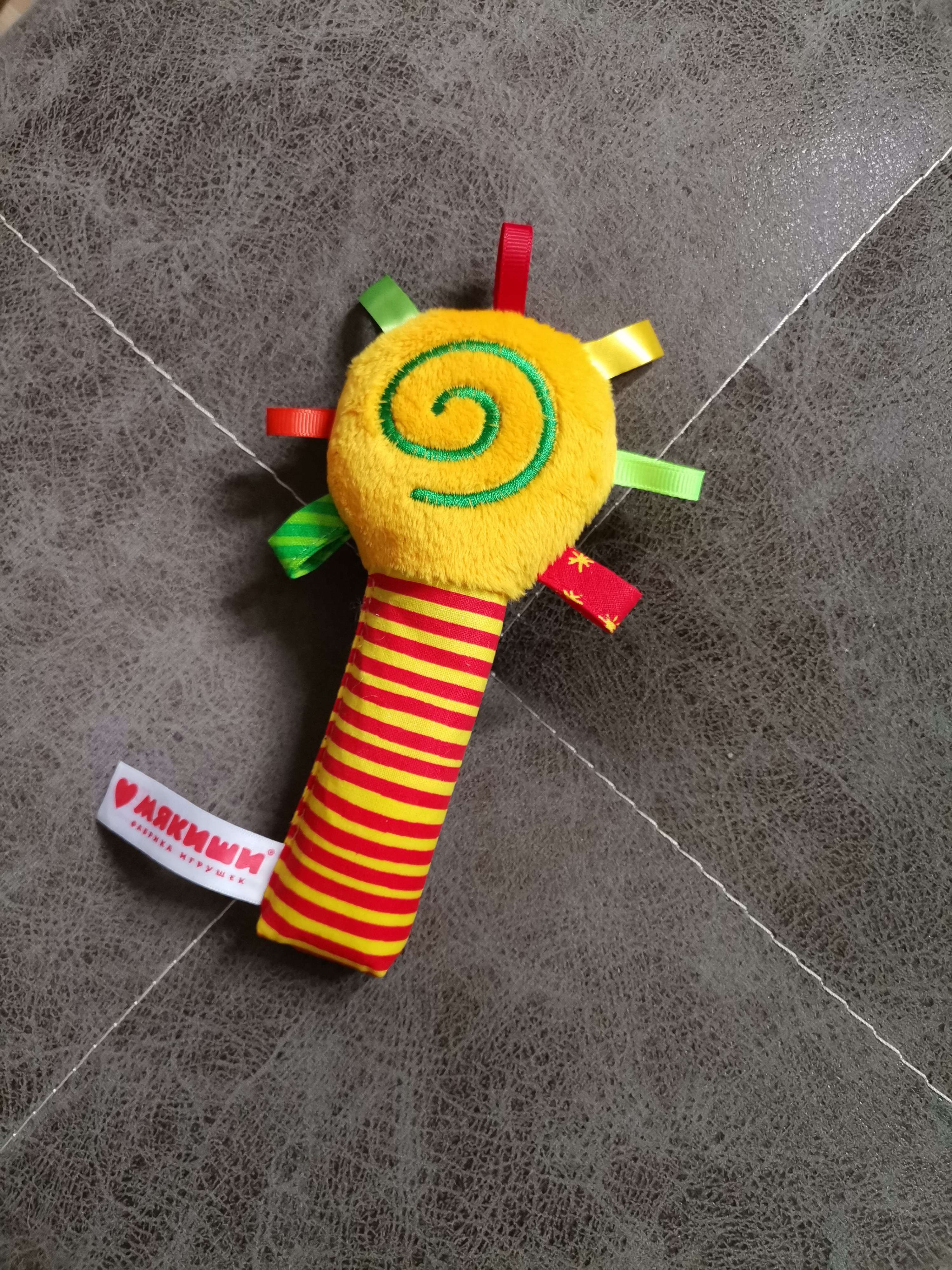 Фотография покупателя товара Игрушка-погремушка «ШуМякиши Маракас», цвета МИКС