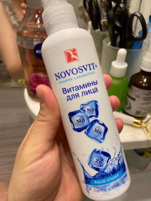 Фотография покупателя товара Aqua-спрей Novosvit «Витамины для лица», 190 мл - Фото 1
