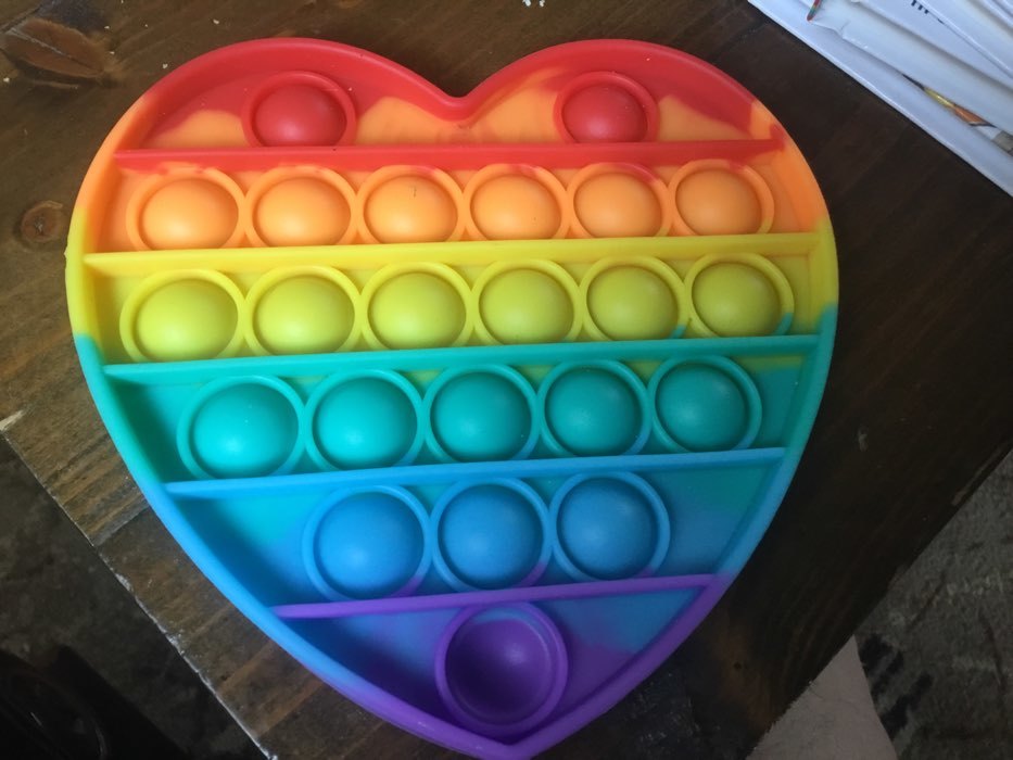 Фотография покупателя товара Антистресс игрушка «Вечная пупырка», трехцветные, МИКС