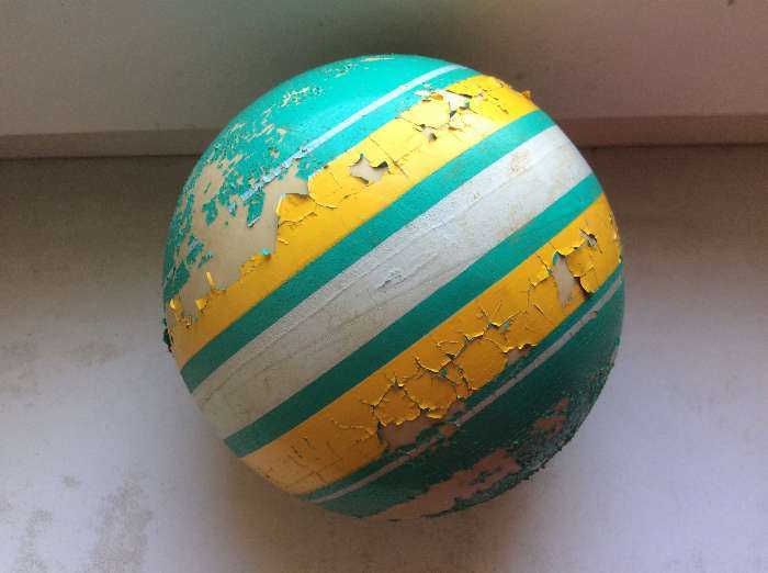 Фотография покупателя товара Мяч, диаметр 10 см, цвета МИКС - Фото 3