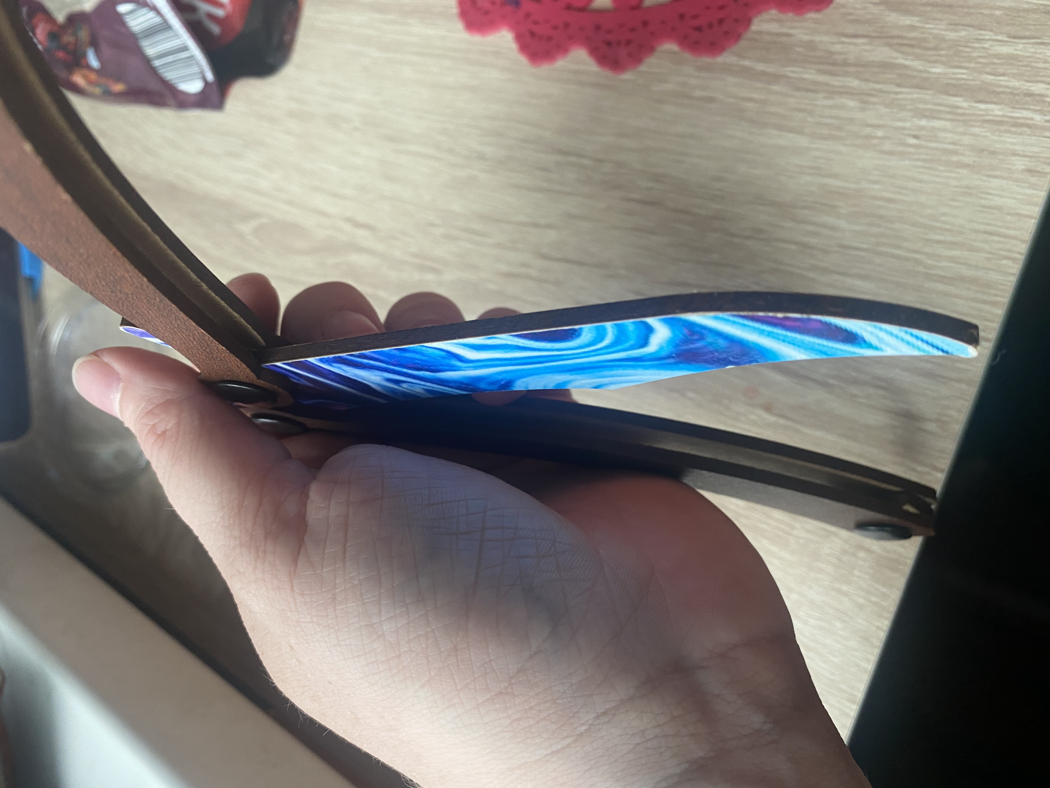 Фотография покупателя товара Оружие «Нож бабочка» складной - Фото 1