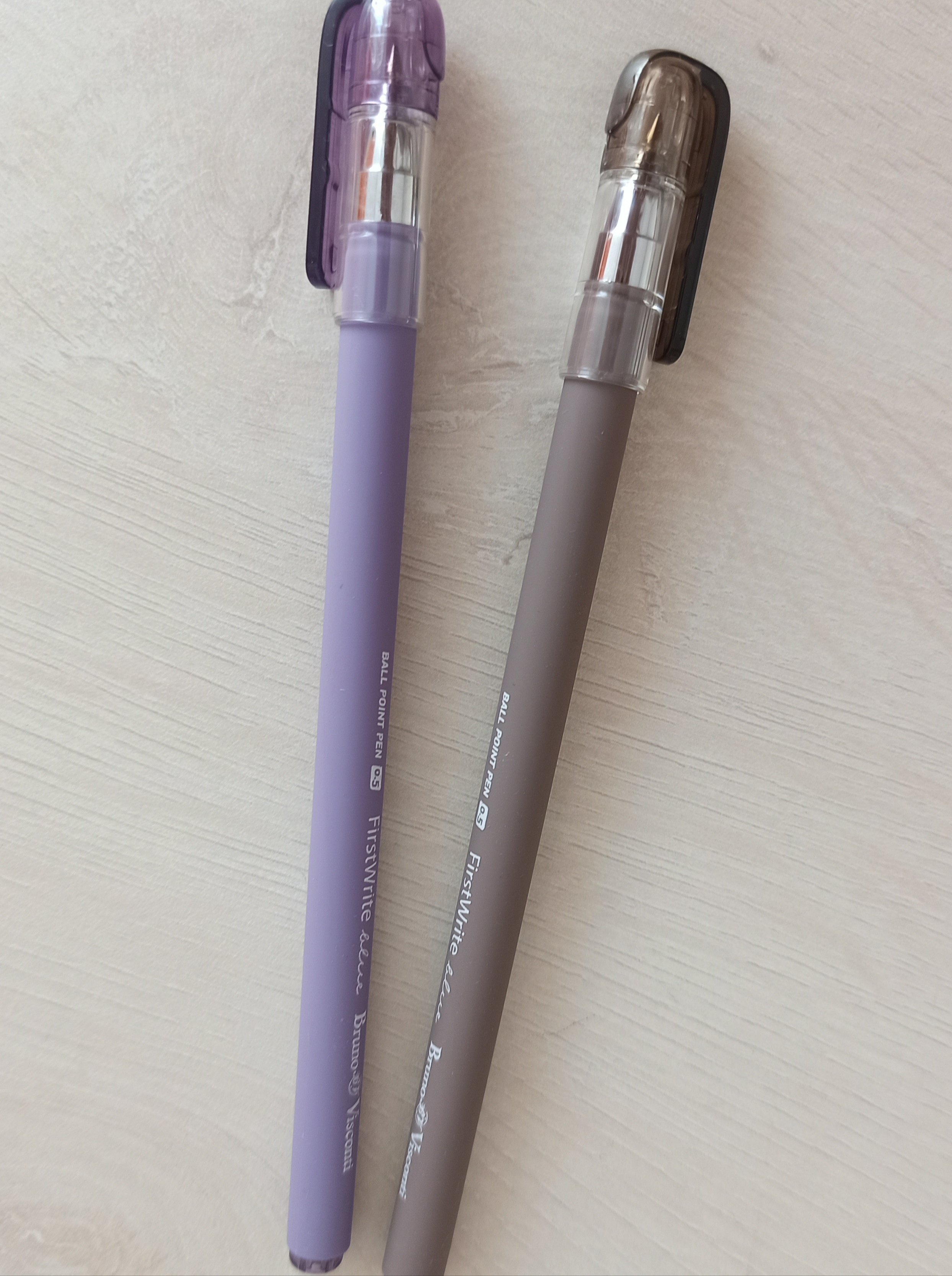 Фотография покупателя товара Ручка шариковая FirstWrite Rio, узел 0.5 мм, синие чернила, матовый корпус Silk Touch, МИКС