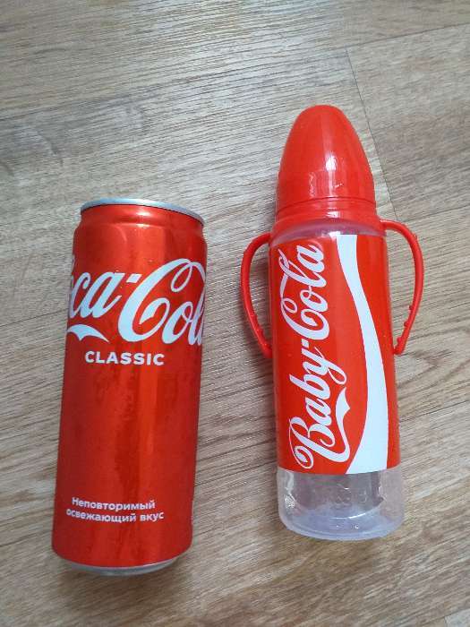 Фотография покупателя товара Бутылочка для кормления Baby Cola, 250 мл., классическое горло, от 3 мес, цилиндр, с ручками - Фото 3