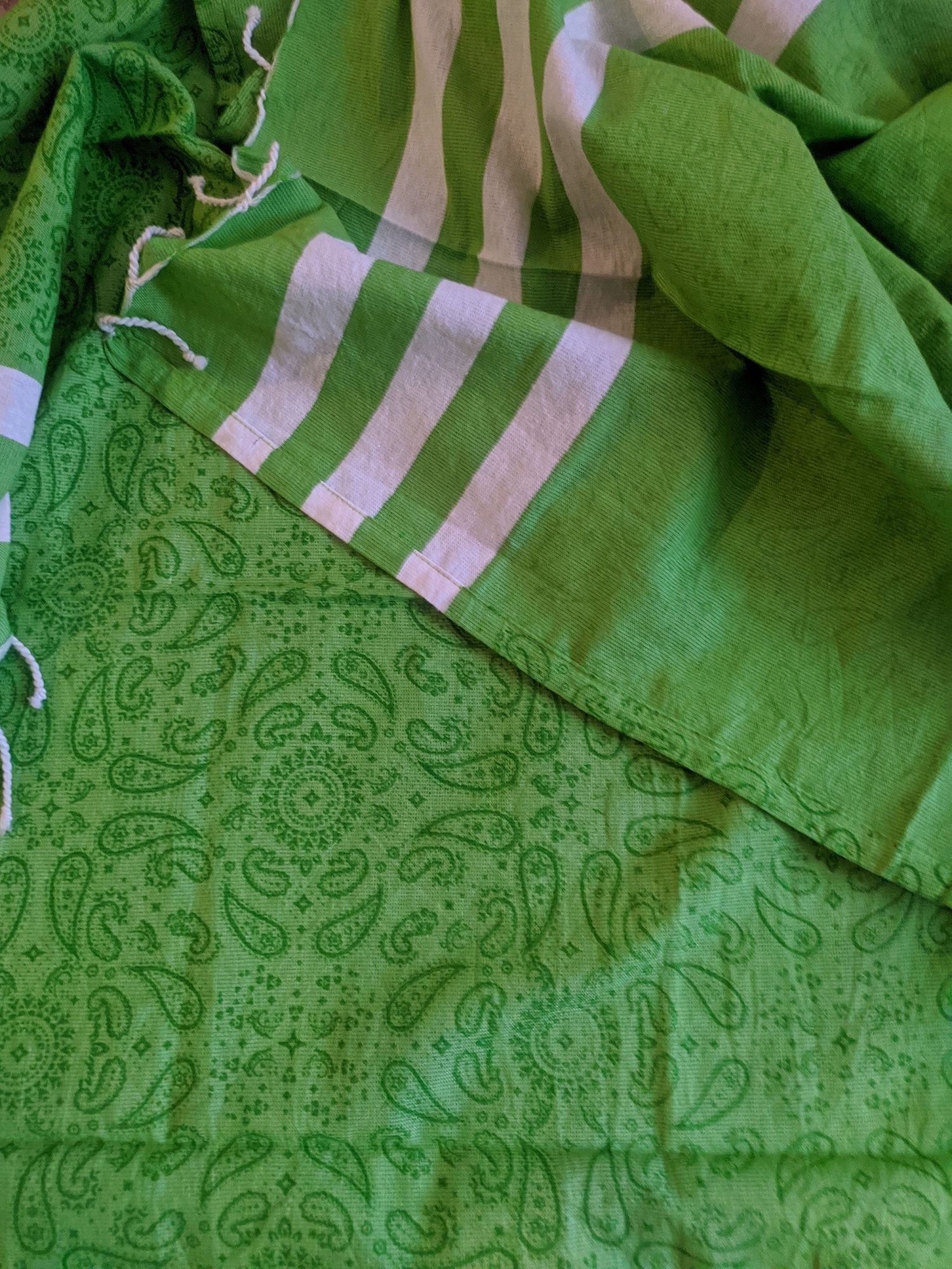 Фотография покупателя товара Полотенце для ванны Этель «Персия» 90×170 см, 150 г/м, зеленое - Фото 1