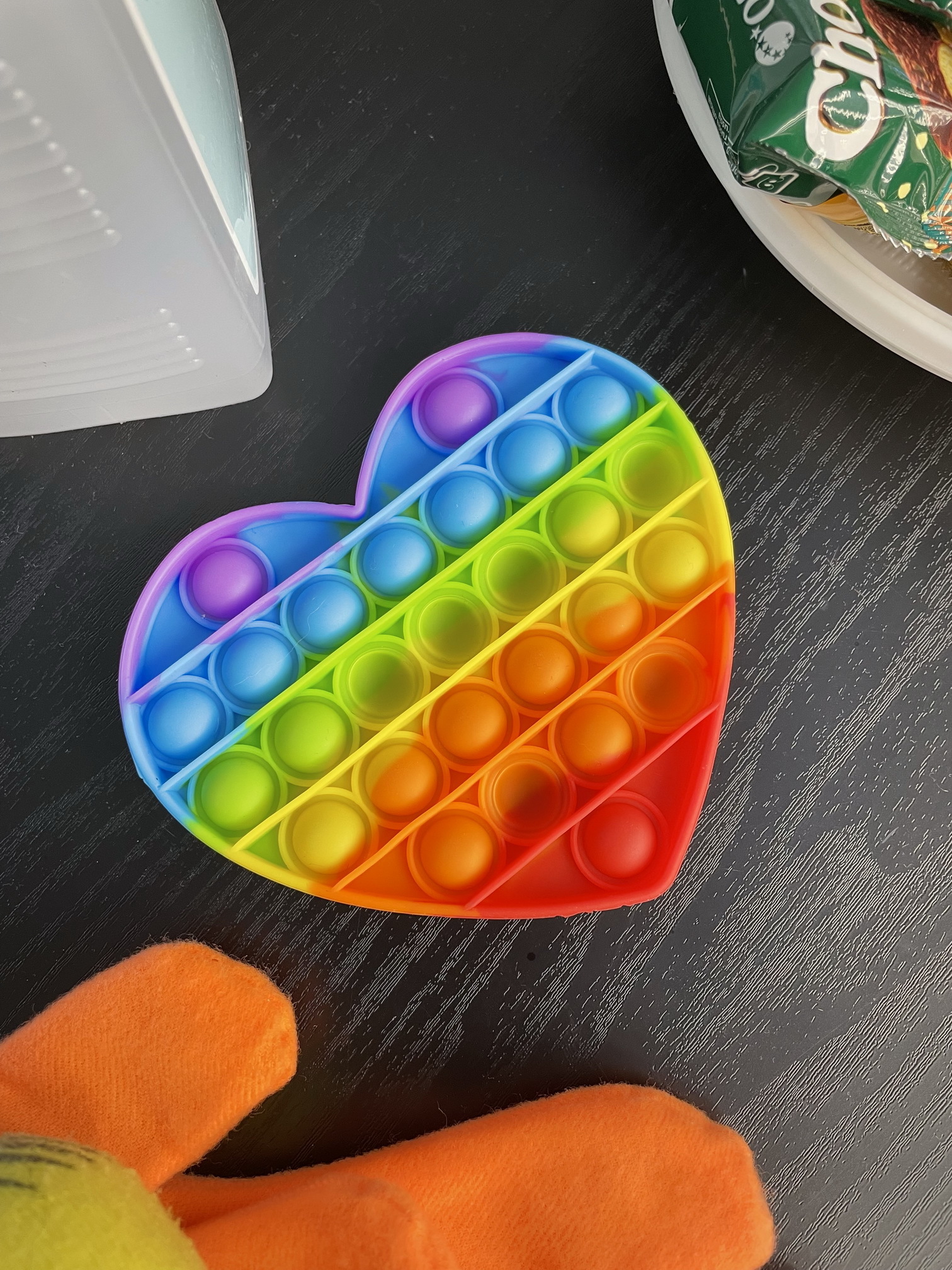 Фотография покупателя товара Антистресс игрушка «POP IT», сердце, радуга - Фото 1