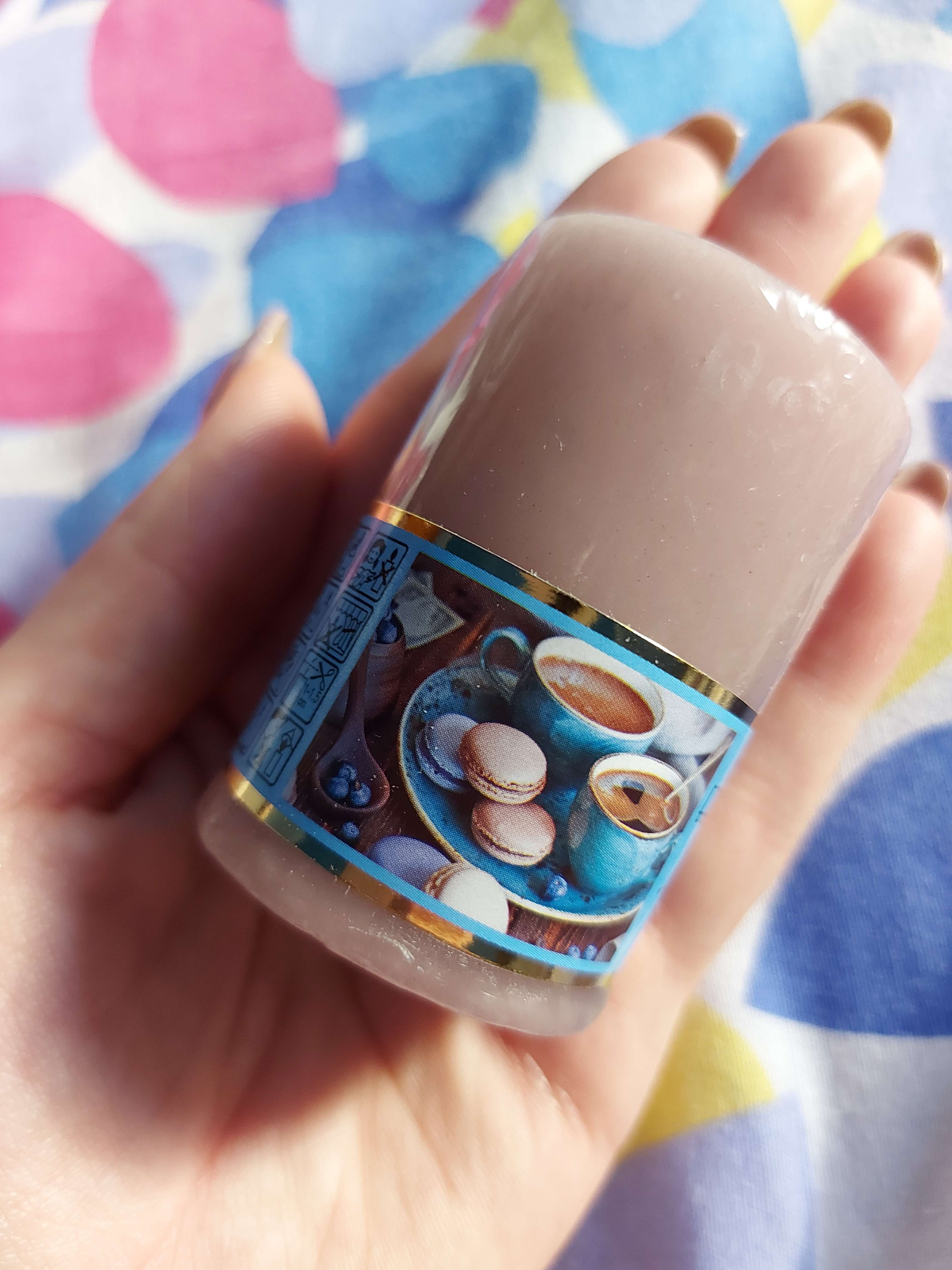 Фотография покупателя товара Свеча ароматическая "Утренний кофе ", 4×6 см, в коробке - Фото 4