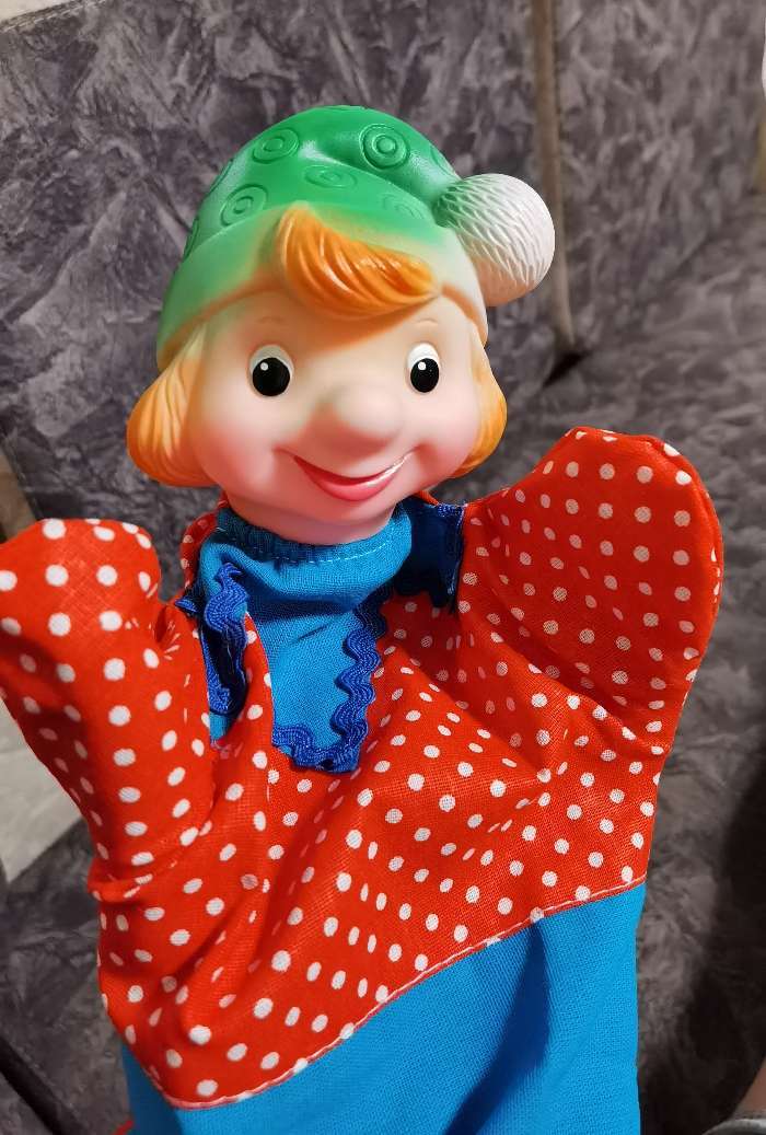 Фотография покупателя товара Кукла-перчатка «Петрушка» - Фото 2