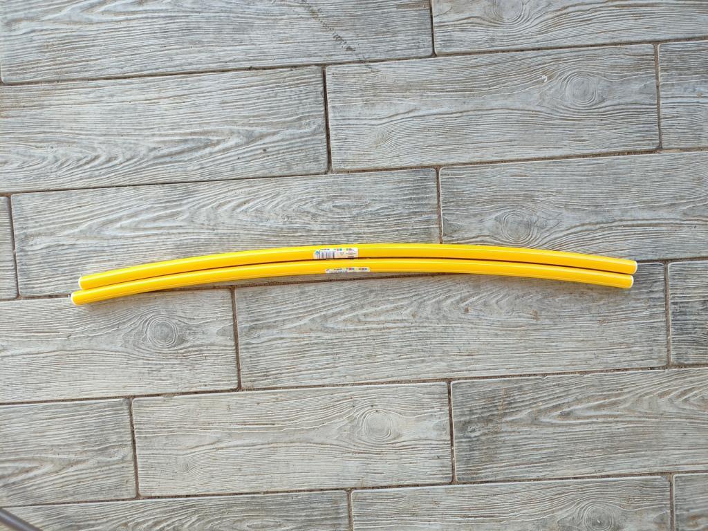 Фотография покупателя товара Палка гимнастическая 100 см, жёлтая - Фото 10