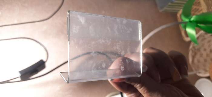 Фотография покупателя товара Ценникодержатель 7×5, оргстекло 2 мм - Фото 2