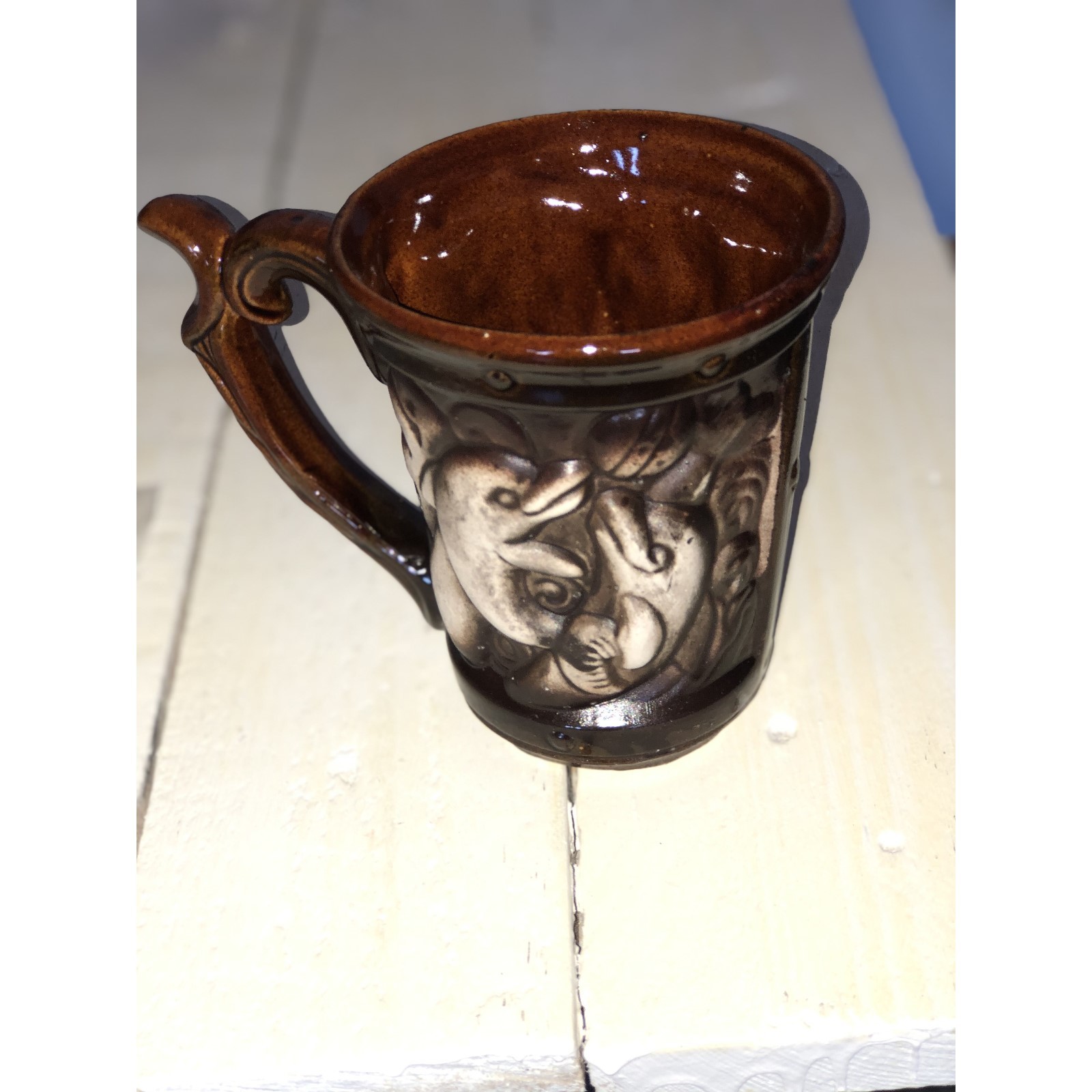 Фотография покупателя товара Пивная кружка "Русалка", коричневая, керамика, 0.5 л