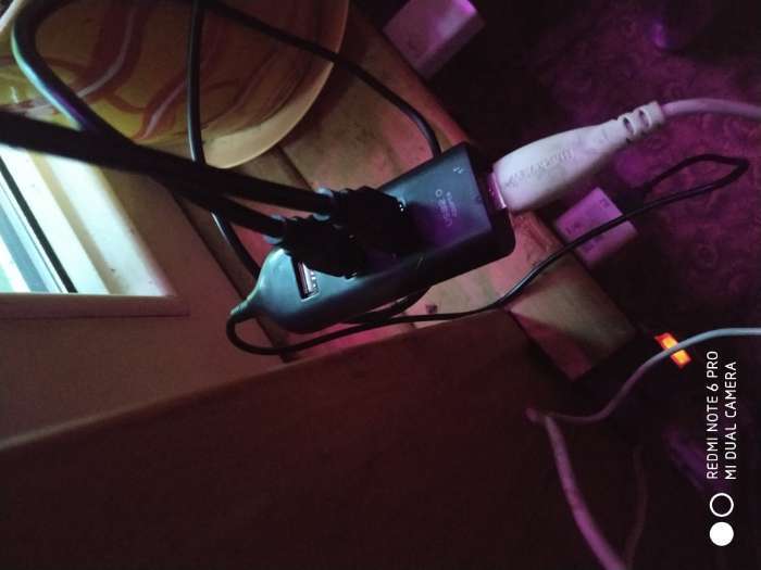 Фотография покупателя товара USB-разветвитель (HUB) Luazon HGH-63009, на 4 порта, МИКС - Фото 1
